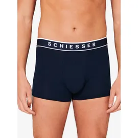 SCHIESSER Retro Boxershorts blau/schwarz M 9er Pack