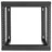 Vevor 9U-Rack zur Wandmontage, 150 lbs/68,04 kg maximale Tragkraft, Server-Netzwerk-Rack mit offenem Rahmen und Käfigmutternschrauben, Karbonstahl 20,9 x 17,7 x 20,5 Zoll für 48,3 cm IT- AV-Geräte, offener 45,7 cm tief, 68 Tragfähigkeit