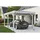 SKANHOLZ Carport Grunewald 3,21 x 5,54 m weiß mit Pfostenanker