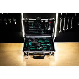 Brüder Mannesmann Werkzeuge Alu-Werkzeugkoffer bestückt 90-tlg.