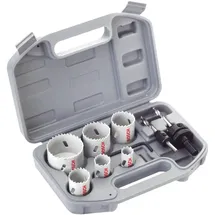 Bosch 9‐tlg. HSS Bi-Metall-Lochsägen-Set für Elektriker 20–68 mm