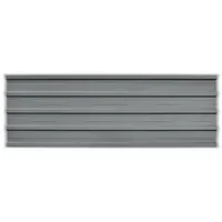 vidaXL Dachpaneele 12 Stk. Verzinkter Stahl Grau