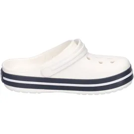 Crocs Crocband Clog Weiß/Marineblau, Größe 46, Weiß Marineblau, 29/30 EU