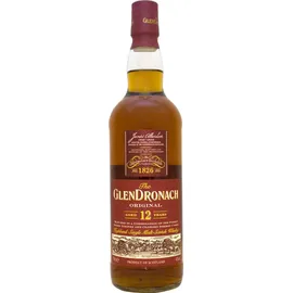 Glendronach 12 Years Old Original Single Malt Scotch 43% vol 0,7 l Geschenkbox