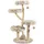 fudajo Designer Kratzbaum 59 x 59 x 123 cm braun