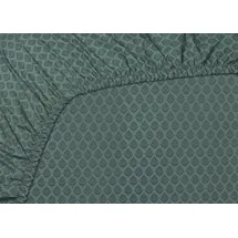 Pip Studio Spannbettlaken Thousand Leaves Perkal 100 x 200 cm rauchblau