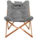 Bo-Camp Relaxsessel Bloomsbury Comfort Grau