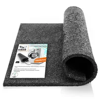 BigDean Premium Antivibrationsmatte 60x60 cm 1cm dicke Waschmaschinen Unterlage