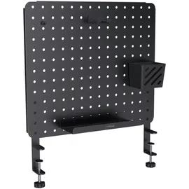 Trust GXT724 Vesto Lochbrett aus Metall für einen aufgeräumten Schreibtisch (Schwarz)