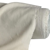 TOLKO 50cm Leinenstoff Meterware Natur Leinentuch für Kleider Hose Rock Bluse Hemd Vorhänge Gardinen Kissen Bettwäsche | 140cm breit | Stoffe zum Nähen Meterware Leinen Stoff kaufen (Natur)