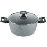 Berndes Kochtopf mit Glasdeckel, 2 Kunststoffgriffe 0019572052 , Durchmesser: 24 cm