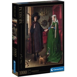 Clementoni® Puzzle Museum Collection: Van Eyck - Die Arnolfini-Hochzeit, 1000 Puzzleteile