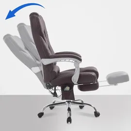 CLP Pacific Kunstleder mit Massagefunktion V2 braun