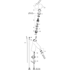 Hansgrohe Talis S 80 Einhandmischer chrom 72010000