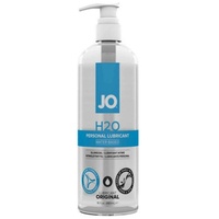 JO System JO H2O Lubricant 480 ml - wasserbasiertes Allround-Gleitgel mit idealen Eigenschaften, kondomsicher