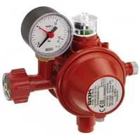 GOK Gasdruckregler 1,5kg/h 50mbar, Indoor, mit Manometer