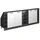 Vicco Dachschrägenschrank-Set Rion 210 x 83,8 x 46 cm Weiß / Anthrazit