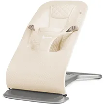 Ergobaby 3-in-1 Evolve Bouncer Mesh, Ergonomische Babywippe für Neugeborene ab Geburt bis zum Kleinkind, Atmungsaktive Babyschaukel mit Neugeboreneneinsatz (2,5 kg - 13,2 kg), Cream