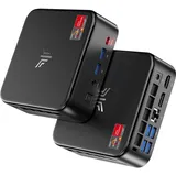 NiPoGi E3B Mini PC Von ΑΜD Ryzen 5 7430U(Max 4.3GHz,6C/12T,Besser Als 5500U/5650U/5675U),16GB RAM/512GB SSD, Mini Desktop PC WiFi 6/BT 5.2/4K Triple Display/VESA Unterstützt