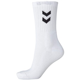 hummel Mädchen 3-pak grundlæggende sokker Socken, Weiß, 41-45