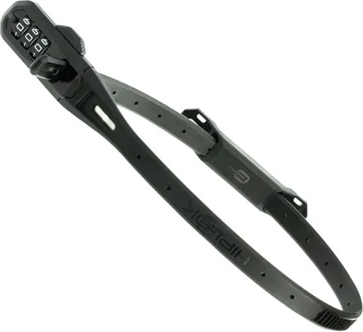 Hiplok Z-Lok Combo, serrure d attache de sécurité w mount - Noir