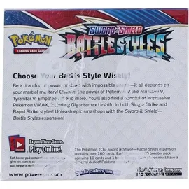 Pokémon Kampfstile Display Pokemon Schwert & Schild mit 36 Boostern