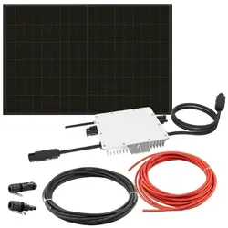 Balkonkraftwerk Deye Sun600G3 0,6kW Wechselrichter mit 800W Solarpanels steckerfertig