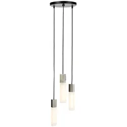 Tala Basalt Triple Pendelleuchte Edelstahl