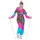 Wilbers & Wilbers 4495 Retro Skianzug Skioverall Blau/Rosa Damen