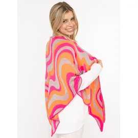 Zwillingsherz Dreieckstuch Happy Waves grau/orange