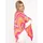 Zwillingsherz Dreieckstuch Happy Waves grau/orange