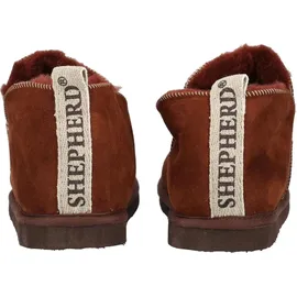 SHEPHERD Pantoffeln Braun/Rot 50