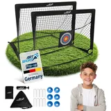 ArtSport Pop-up Fußballtor Goal Master - Schwarz