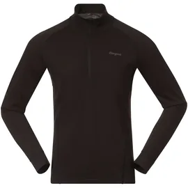 Bergans Inner:Pure Merino Half Zip Longsleeve Schwarz L