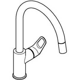 Grohe BauFlow Einhebel-Spültischbatterie