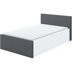 Bett   ¦ weiß ¦ Maße (cm): B: 131 H: 85