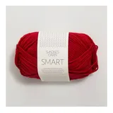 Sandnes Garn Smart col.4219 red ca.100 m 50 g