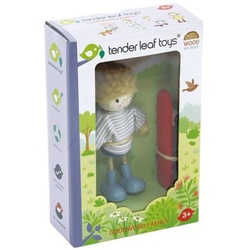 Tender leaf Toys – Edward & Skateboard für Puppenhaus