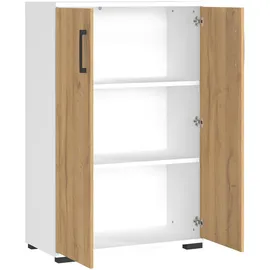 Germania Profiline II Aktenschrank 80 x 40 x 123 cm weiß