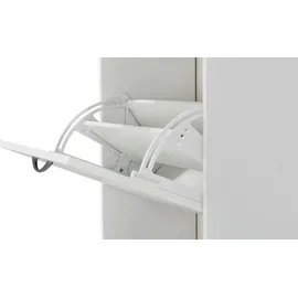 Möbel Kraft Schuhkipper 58 x 162 x 25 cm weiß
