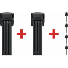 ABUS Bordo 6000K/90 Schwarz Faltschloss
