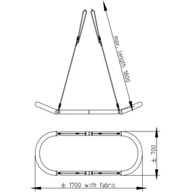 Axi Roxy Nestschaukel Schwarz