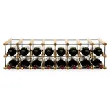 Proregal Weinregal Natur, Holz, Kiefer, Rechteckig, 82.5x12.5x24.5 cm, Wohnzimmer, Regale, Weinregale