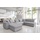 Mirjan24 Ecksofa Niko Bis Cord, Polsterecke mit Bettkasten und Schlaffunktion, Sofa, Polstergarnitur (Farbe: Poso 110, Seite: Links) - Grau