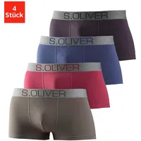 S.Oliver Hipster, (Packung, 4 St.), knapp sitzende Boxershorts für