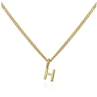 Orolino Halskette Buchstabe H Gelb Gold 375 42/45cm