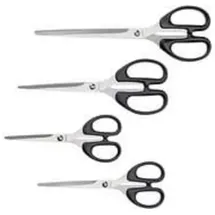 Maul 76608-90 Schere mit gummierter Griffzone Schwarz