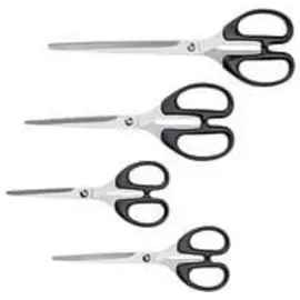 Maul 76608-90 Schere mit gummierter Griffzone Schwarz