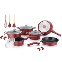 Kochtopfset 14 Teilig Royalty Line Induktion Topfset Pfanne Keramik Marmor Töpfe