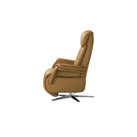 Polstermöbel Oelsa TV-Sessel Mambo Leder 82 x 112 x 88 cm Gelb elektrisch